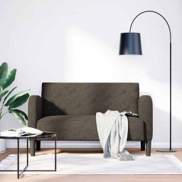 Canapea lovesea gri închis 110 cm piele artificiala GartenMobel Dekor