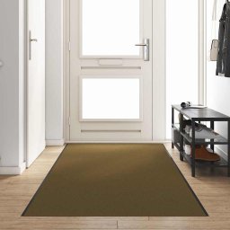 Covoras de intrare Maro si negru 120 x 400 cm 100% Poliamida GartenMobel Dekor