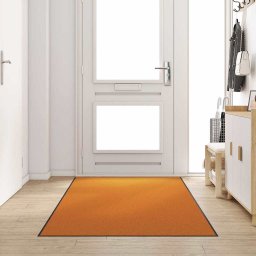 Covoras de intrare Portocaliu si negru 120 x 300 cm GartenMobel Dekor