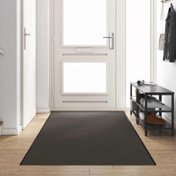 Covoras de intrare Antracit si negru 120 x 350 cm GartenMobel Dekor