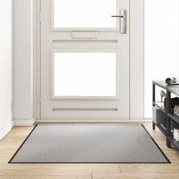 Covoras de intrare Gri si negru 120 x 180 cm 100% Poliamida GartenMobel Dekor