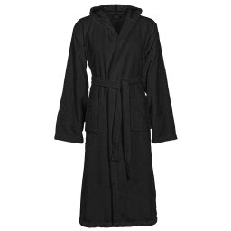 Halat de baie KINN Negru XL Bumbac GartenMobel Dekor