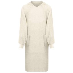Hanorac patura KINN Crem XL Bumbac GartenMobel Dekor