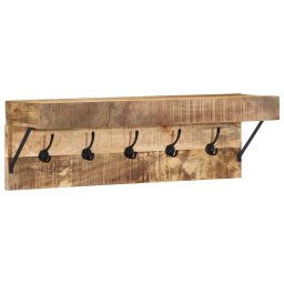 Racator de paltoane Maro 73 x 19 x 23 cm Lemn masiv de mango GartenMobel Dekor