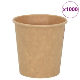 Cesti de cafea din hartie 1000 buc 4oz 100ml maro GartenMobel Dekor