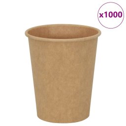 Cesti de cafea din hartie 1000 buc 8oz 200ml maro GartenMobel Dekor