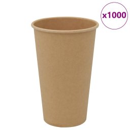 Cesti de cafea din hartie 1000 buc 16 oz 400 ml rosu si negru GartenMobel Dekor