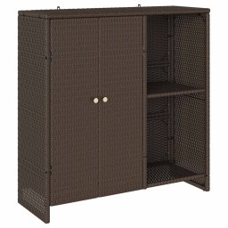 Dulap de depozitare cu raft cu usa Maro 100 x 36 x 102 cm Ratan GartenMobel Dekor