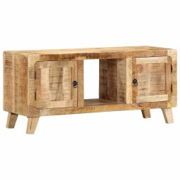 Dulap TV, 105x46x32 cm, lemn masiv mango brut GartenMobel Dekor