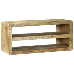 Cabinet TV cu raft Maro 80 x 32 x 36 cm Lemn masiv de mango GartenMobel Dekor