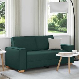 Canapea cu 2 locuri, verde închis, 180x78x84 cm, material textil GartenMobel Dekor