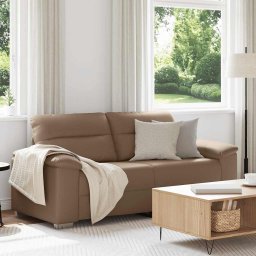 Canapea cu 2 locuri Cappuccino, 180x81x84 cm, piele ecologica GartenMobel Dekor