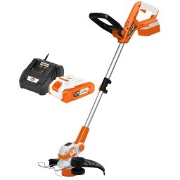 Trimmer cu acumulator 2024e Power Alfa UP, diametru taiere 30 cm, fir 1.6 mm, tub tija 25 mm, 1 x Li-Ion 20V, 4Ah, contine acumulator si incarcator,