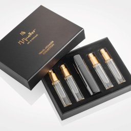 M.Micallef Set Pentru Barbati Extrait de Parfum MINI 1 x 10 ml + Apa de parfum MINI 3 x 10 ml + Perfume case
