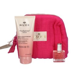 Set Nuxe Prodigieux Floral, Gel de dus 100 ml + Ulei multifunctional pentru fata, corp si par 30 ml + Portfard textil