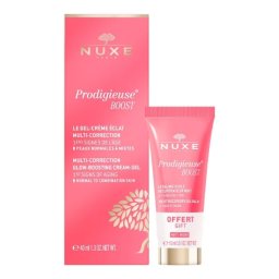 Set Nuxe Creme Prodigieuse Boost, Balsam de noapte pentru fata 15 ml + Gel crema multi-corectoare pentru fata 40 ml