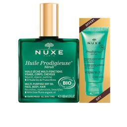 Set Nuxe Huile Prodigieuse Neroli, Ulei multifunctional pentru fata, corp si par 100 ml + Gel de dus 30 ml