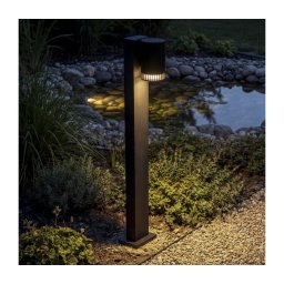 Kanlux 46205 - Lampă de exterior RADILO 1xGU10/11W/230V 80 cm IP44 neagră