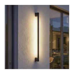 Kanlux 45872 - Aplica LED de exterior YALTE, 8,5W, 230V, 3000/4000/6500K, IP54, negru