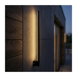 Kanlux 45871 YALTE - Aplică LED de exterior, 11W, 230V, 3000/4000/6500K, IP54, negru