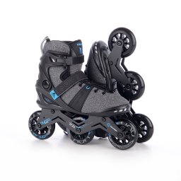 Role Inline AYROO Fitness Grey 3x90mm ABEC 9 - Grey, 45