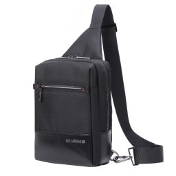 Geantă Crossbody Shoulder GUY LAROCHE Microfibră Poliester 3L - Negru
