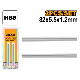 Set de Cutite pentru Rindea INGCO , 2 buc, HSS, 82A 5.5A 1.2 mm