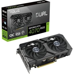 Produs Resigilat Placa Video ASUS DUAL RTX 4070 SUPER 12GB GDDR6X 192 bit, PCIE 4.0, 1x HDMI 3x DP