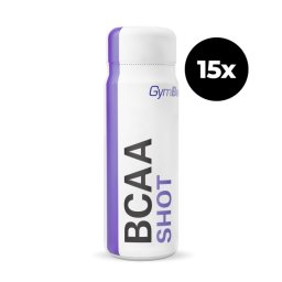 GymBeam BCAA Shot 15 x 90 ml struguri