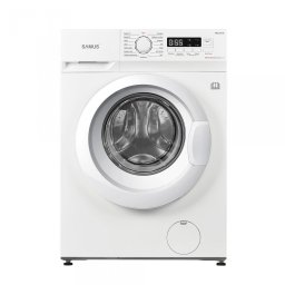 Masina de spalat rufe Samus WSLI-8144,8 Kg, Motor Inverter, Slim, 15 Programe, 1400 rotatii, Clasa energetica A, Termostat reglabil, Program ECO 40-60°C, Blocare acces copii, Alb