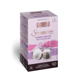 Evolet Forest Fruits capsule ceai compatibile Nespresso 10 buc