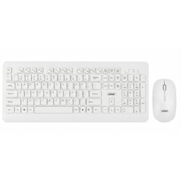Set tastatura si mouse wireless 2.4 cu indicator baterie QK9000