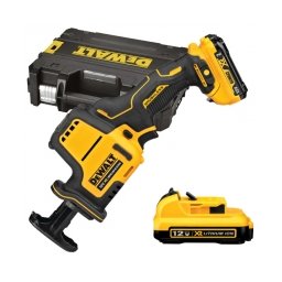 Dewalt - DCS312D2 - Fierastrau sabie cu 2 acumulatori, Li-Ion, 12 V, 2 Ah, 16 mm, valiza speciala