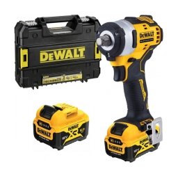 Dewalt - DCF901P2 - Masina de insurubat cu impact cu 2 acumulatori, Li-Ion, 18 V, 5 Ah, patrat 1/2 inch, 340 Nm, -, valiza speciala