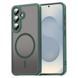 Husa Husa pentru Samsung Galaxy S25 FE - Techsuit HaloFrost II MagSafe - Green
