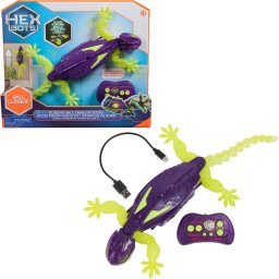 Spin Master Hex Bots - Wall-Flying Gecko Glow in the Dark, Toy Figure
