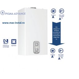 Centrala termica pe gaz in condensare CHAFFOTEAUX PIGMA ADVANCE 25+ kit evacuare inclus
