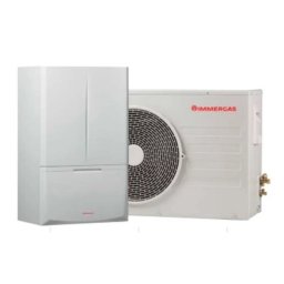 Pompa de Caldura aer-apa sistem HIBRID MAGIS COMBO V2 IMMERGAS 4KW preparare ACM cu boiler separat