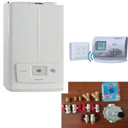 PACHET PROMO Centrala termica VICTRIX OMNIA, termostat de ambient LOGICTHERM C3 RF, kit armaturi montaj centrala termica ITALIA