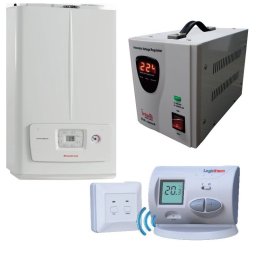 PACHET PROMO Centrala termica VICTRIX OMNIA, stabilizator de tensiune INTELLI 500VA, termostat de ambient LOGICTHERM C3 RF