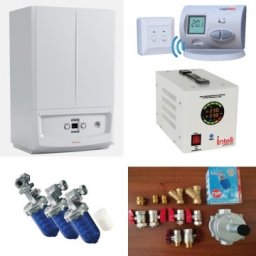 PACHET PROMO Centrala termica VICTRIX ZEUS 32 (cu boiler de 45l), termostat de ambient LOGICTHERM C3 RF, sursa neintreruptibila si invertor cu unda sinusoidala pura INTELLI, kit armaturi montaj centrala termica ITALIA, filtru anticalcar cu 6 rezerve