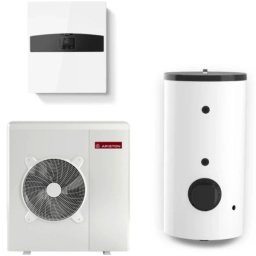 Pompa de caldura aer-apa split ARISTON NIMBUS FLEX 80 S-T NET, boiler atasat 190l, trifazata, 12 kW