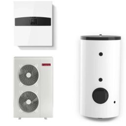 Pompa de caldura aer-apa monobloc ARISTON NIMBUS FLEX 120 M NET, boiler atasat 190l, monofazata, 14 kw