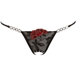 Chiloti Rose String Cottelli Collection - Negru