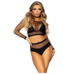 Set Lenjerie Intima Leg Avenue -Negru