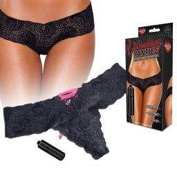 Chiloti cu Vibratii Hustler »Vibrating Panties« M/L - Negru