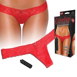 Chiloti cu Vibratii Hustler »Vibrating Panties Slim« Rosu