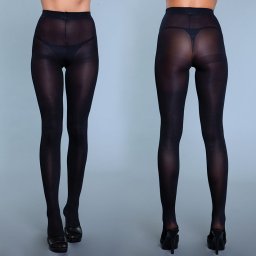 Ciorapi BeWicked Perfect Nylon Pantyhose - Negru