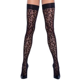 Ciorapi cu Banda si Model Cottelli LEGWARE - Negru