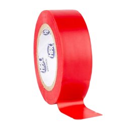 Bandă izolatoare PVC roșie 19mm x 20m, ignifugă, adeziv cauciucat, WKK 712222310